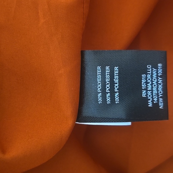 NWT Tahari ASL Burnt Orange Pleated Trim Tie Neck Dress Size 14 - Picture 9 of 15